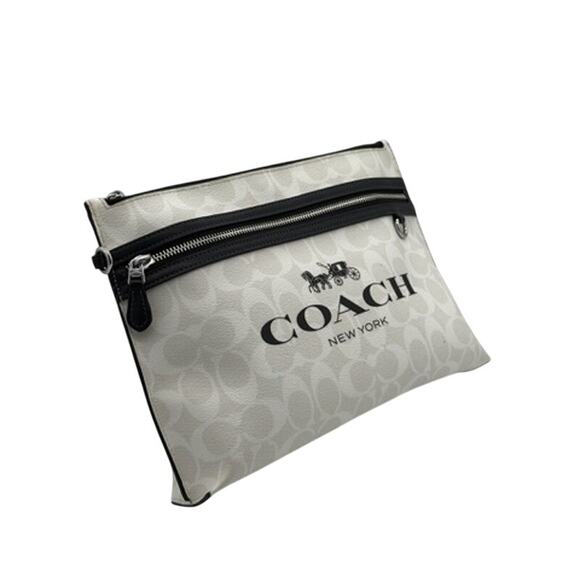 RETAIL $250 Carry All Pouch with Wristlet In Signature Canvas*Brand-New gorgeous - Picture 5 of 14